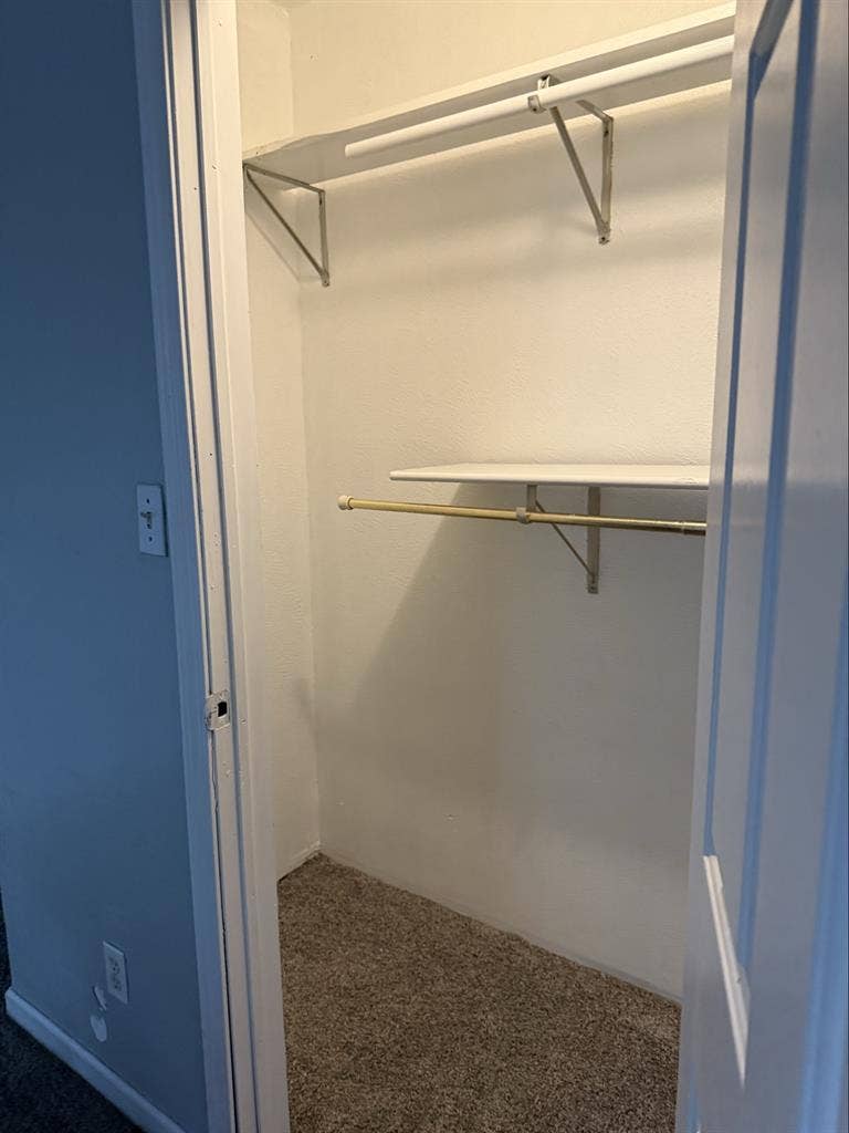 Master bedroom in house.