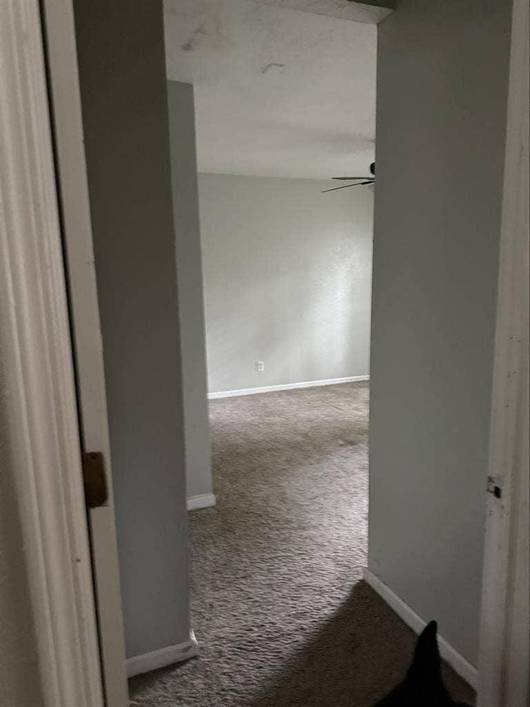 Master bedroom in house.