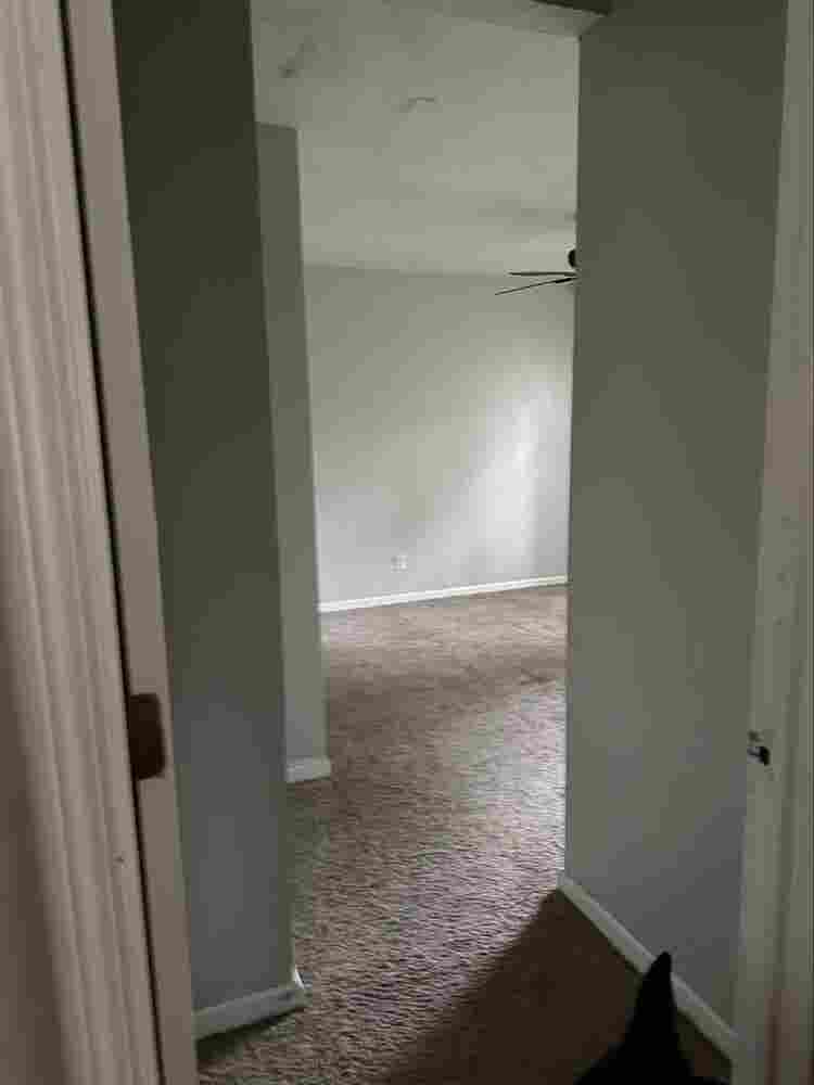 Master bedroom in house.