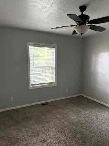 Master bedroom in house.
