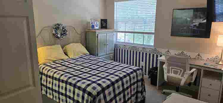 Private room and bathroom, upstairs