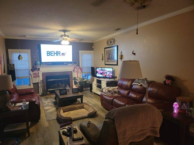 Private room and bathroom, upstairs
