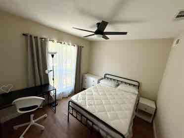 Furnished room & private bathroom