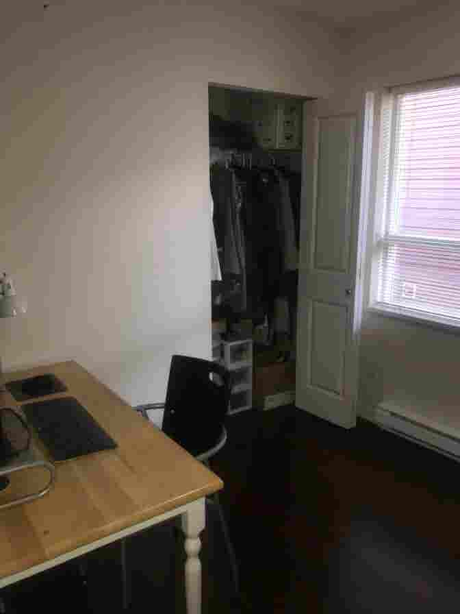 A furnished room with private bath