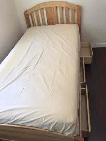 A furnished room with private bath