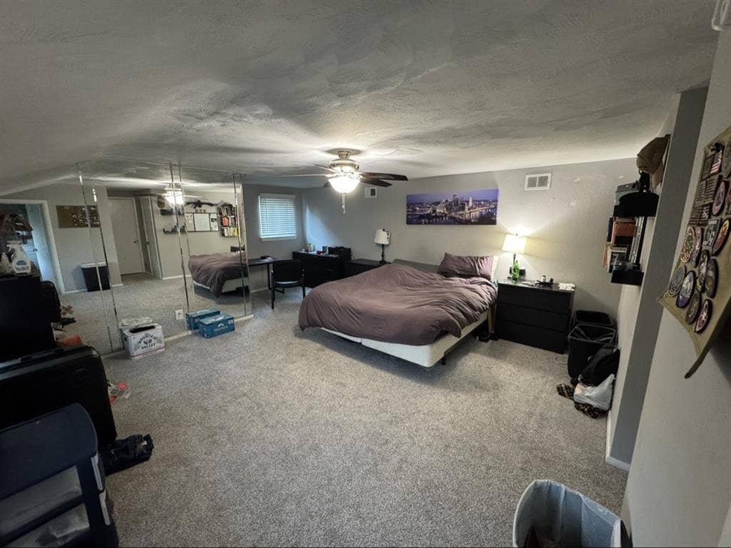 Massive master bedroom suite