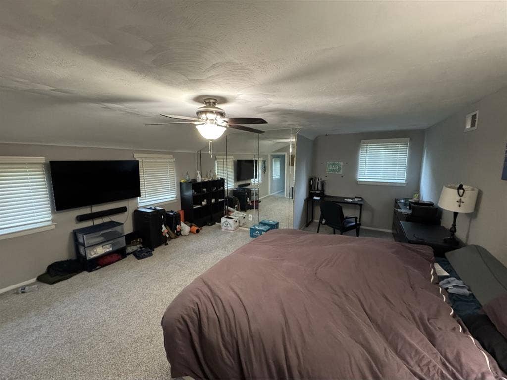 Massive master bedroom suite