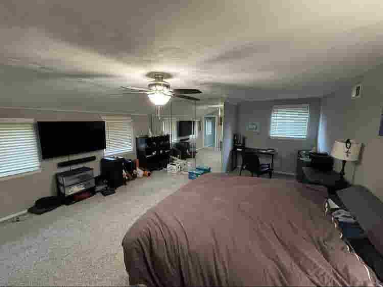 Massive master bedroom suite