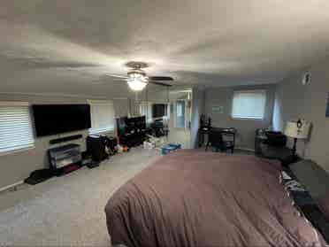 Massive master bedroom suite