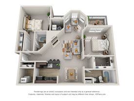 Room available in 2 Bed. Lux Apt.