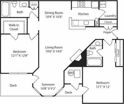 Room available in 2 Bed. Lux Apt.