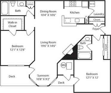 Room available in 2 Bed. Lux Apt.