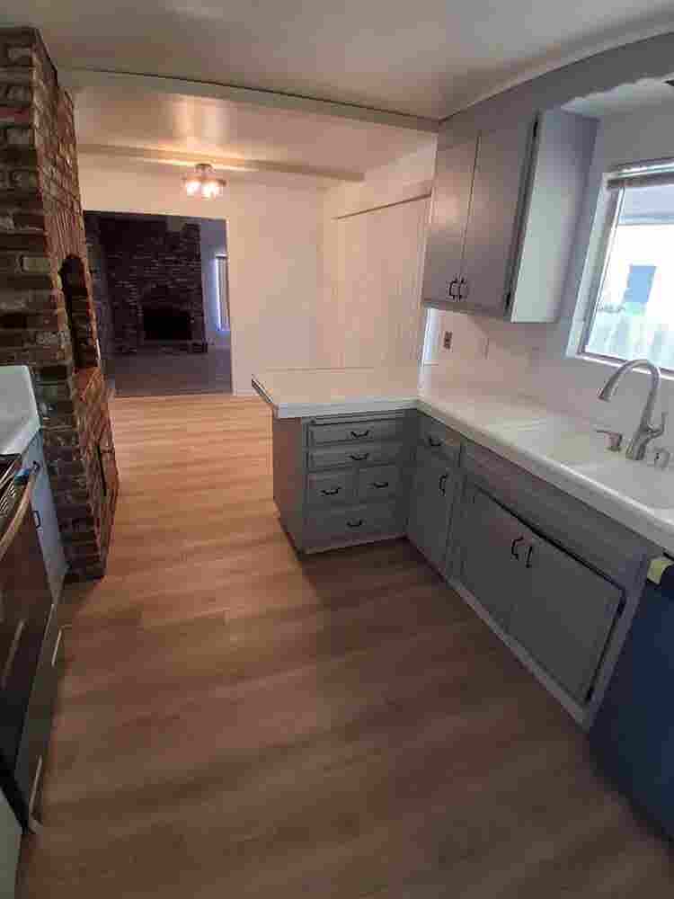 This freshly remodeled home ready