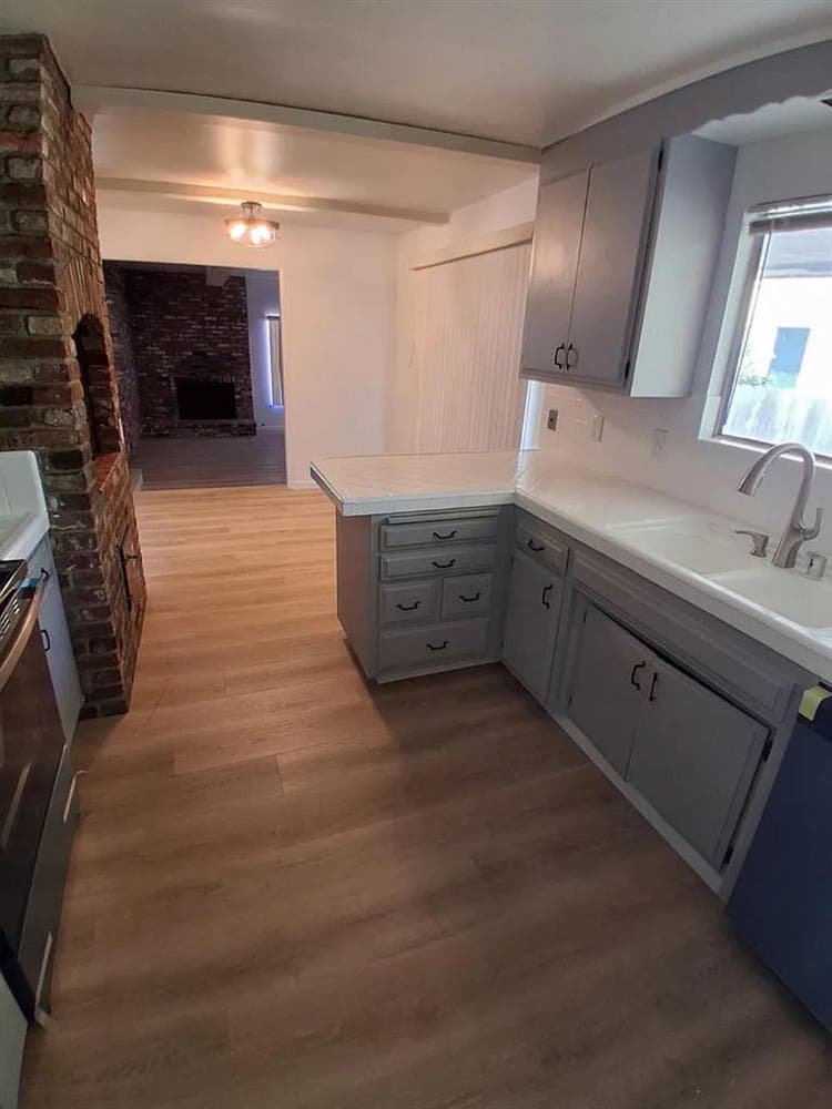 This freshly remodeled home ready