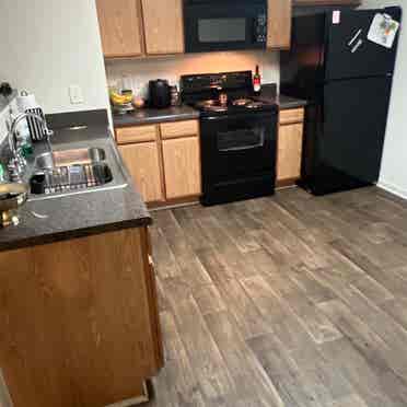 Whole apartment will be yours.