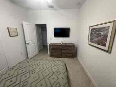 Room with private bathroom.