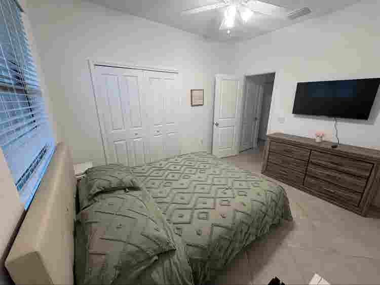 Room with private bathroom.
