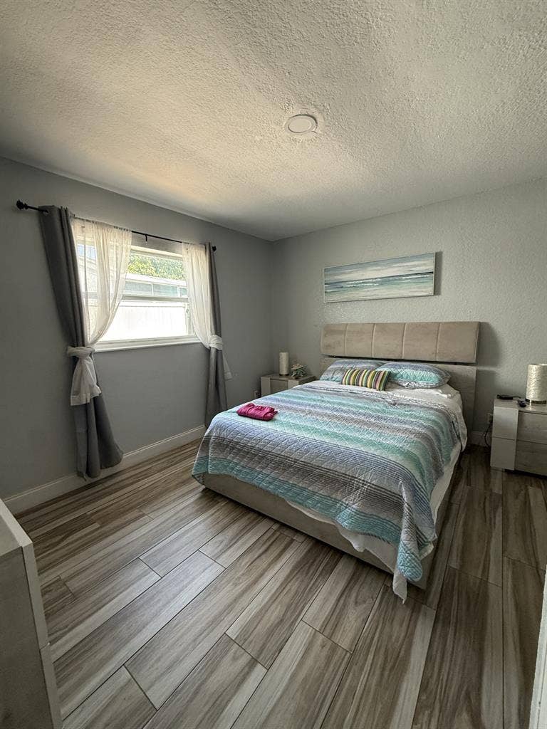 Safe space. Clean and quiet home.