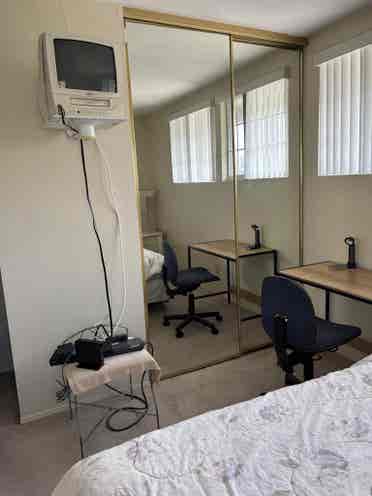 Furnished upstairs bedroom