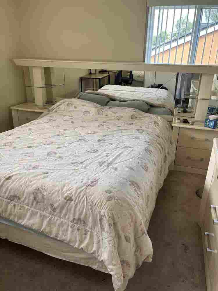 Furnished upstairs bedroom