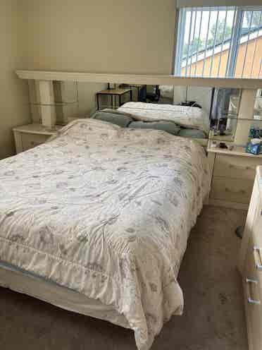 Furnished upstairs bedroom