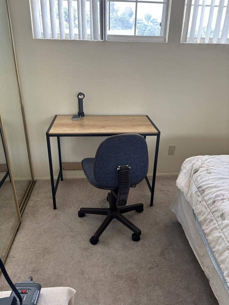 Furnished upstairs bedroom