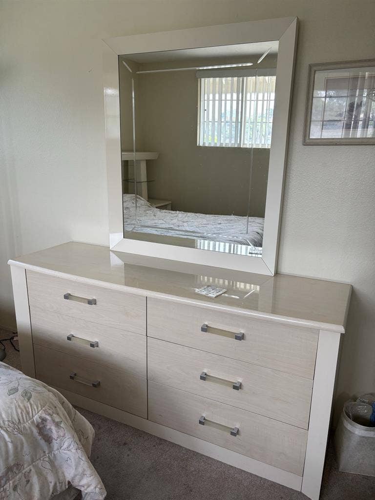 Furnished upstairs bedroom