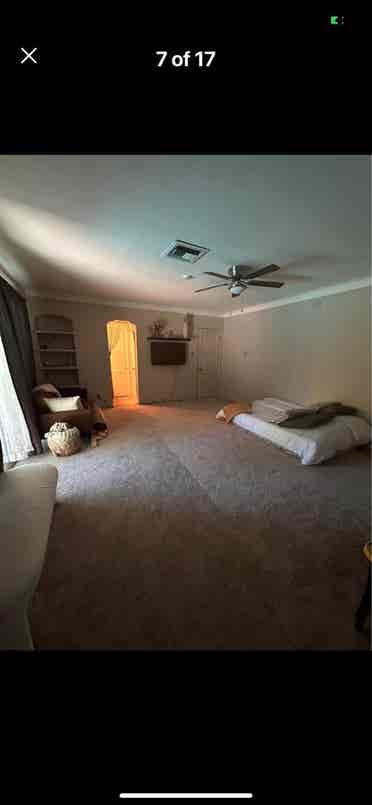Master bedroom in house