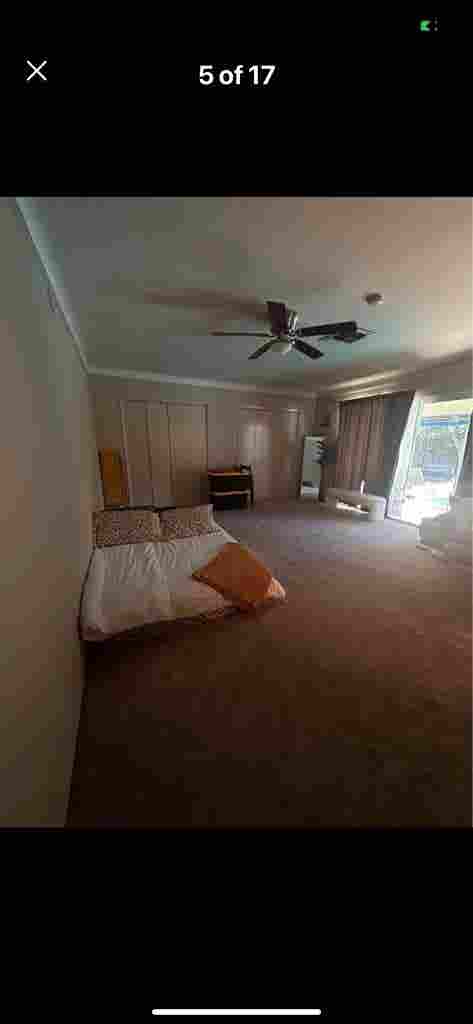 Master bedroom in house