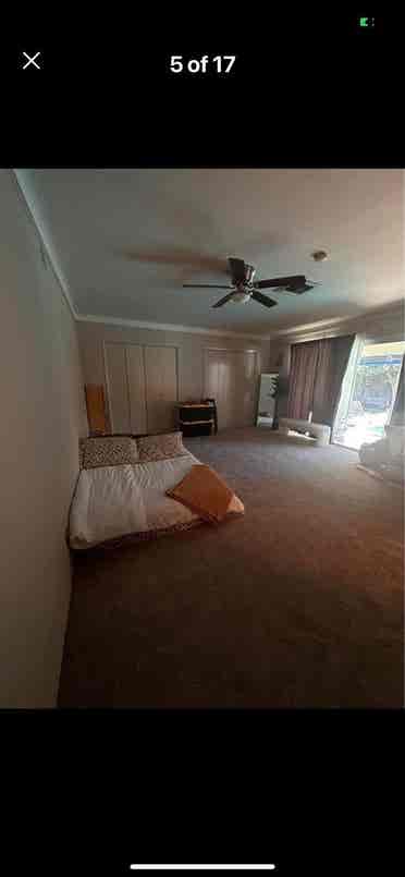 Master bedroom in house