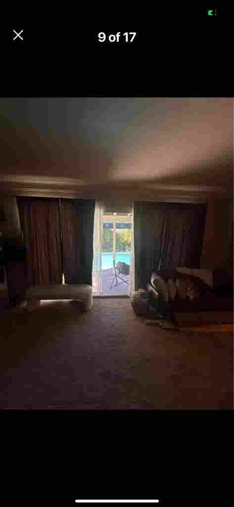 Master bedroom in house