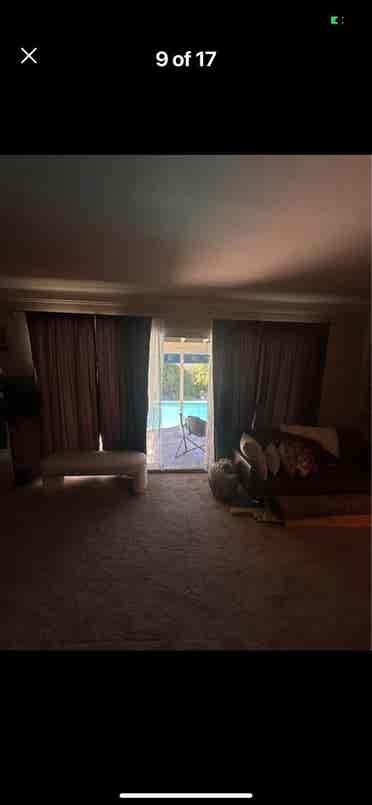 Master bedroom in house