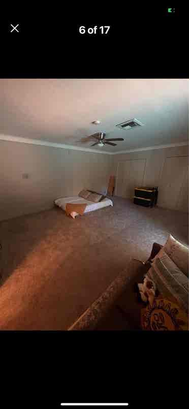 Master bedroom in house