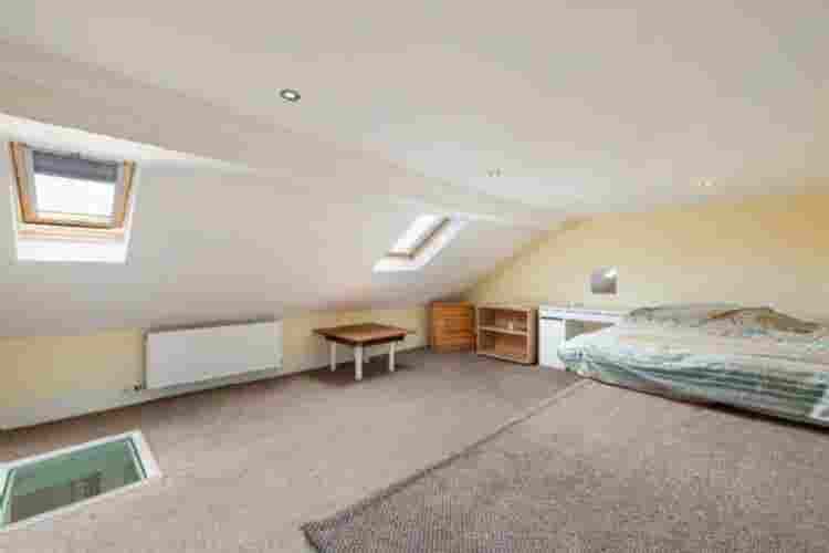 Attic room in old Edwardian house