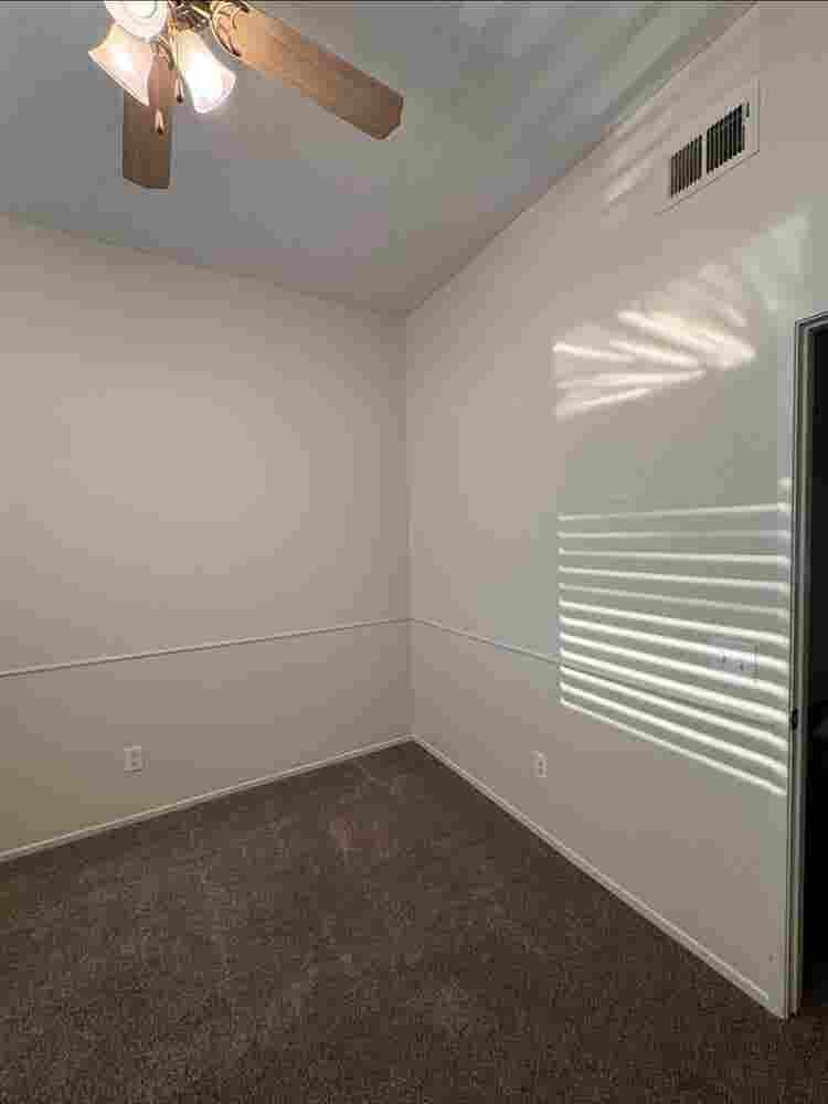 Spacious private 
room available