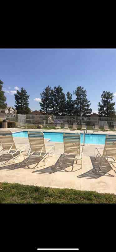 Spacious private 
room available