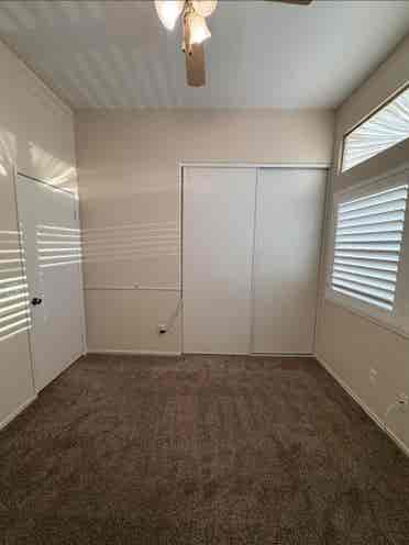 Spacious private 
room available