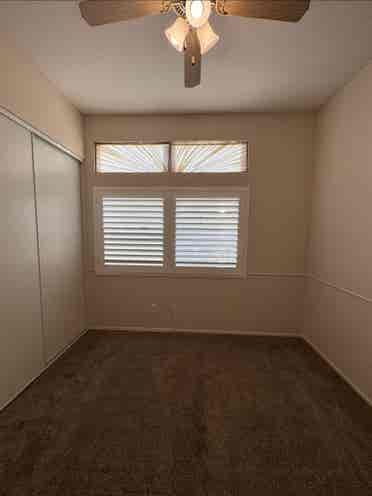 Spacious private 
room available