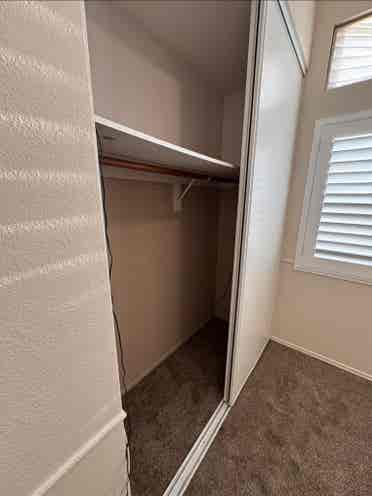 Spacious private 
room available