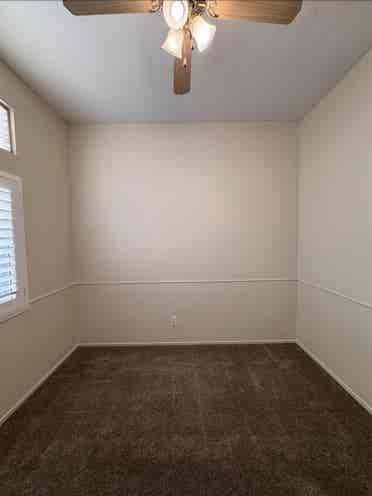 Spacious private 
room available