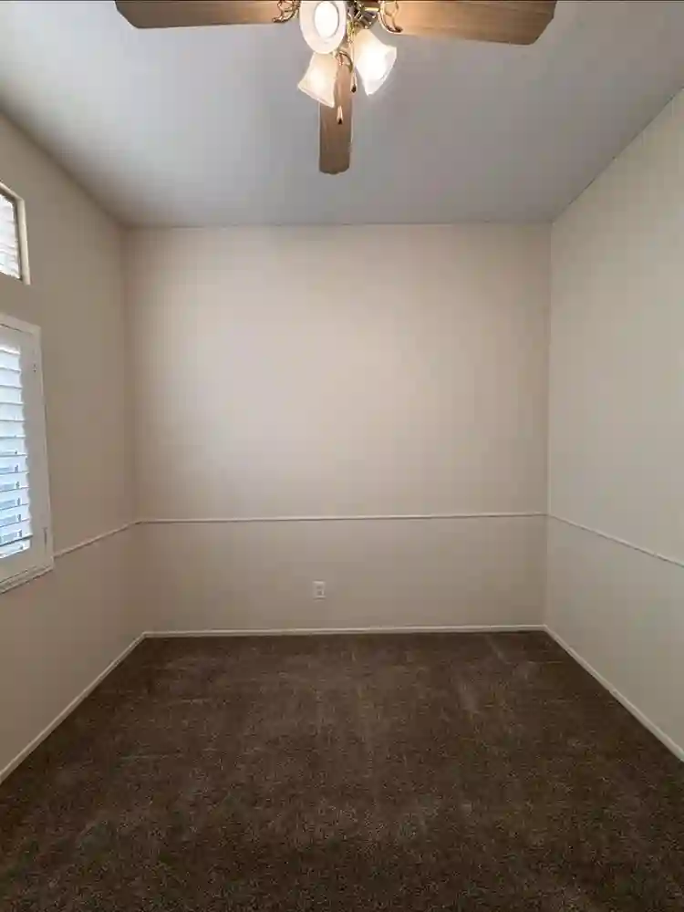 Spacious private
room available