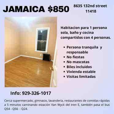 Rento 1 habitación