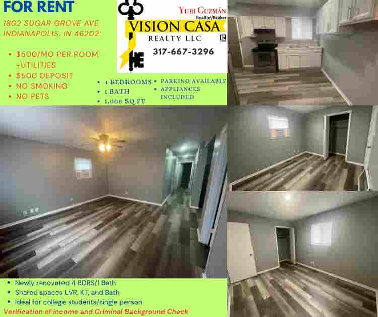 Private Rooms $/mo + utilities