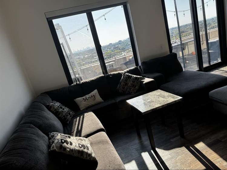 Pent house room private bathroom