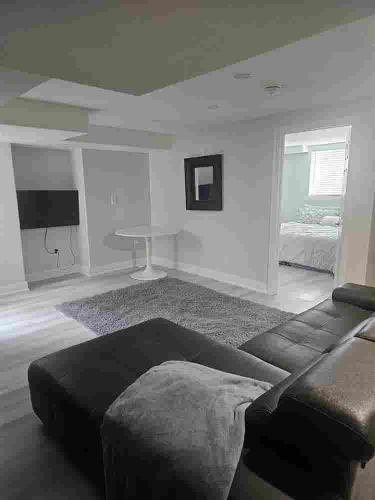 One bedroom plus den  basement