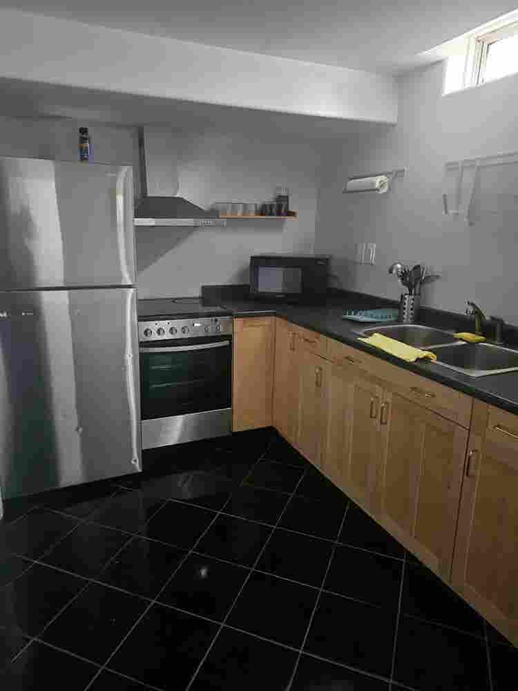One bedroom plus den  basement
