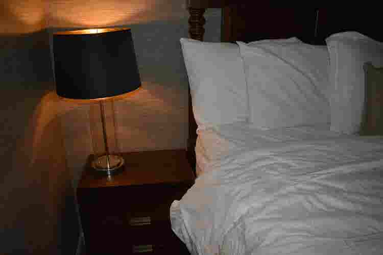 Fully furnished Cal King bedroom