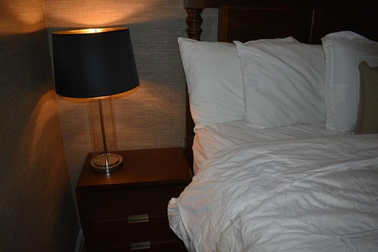 Fully furnished Cal King bedroom