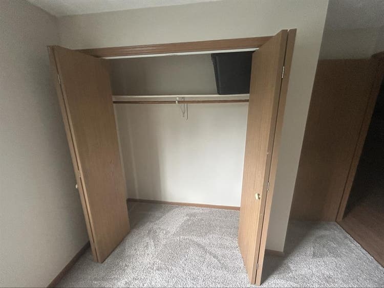 1 bedroom with full bathroom