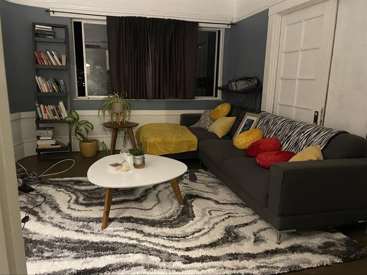 Room with parking spot